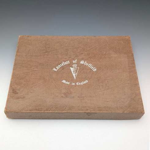 英国ヴィンテージ アントラーハンドル ステーキカトラリー6ペアセット Lancelott of Sheffield